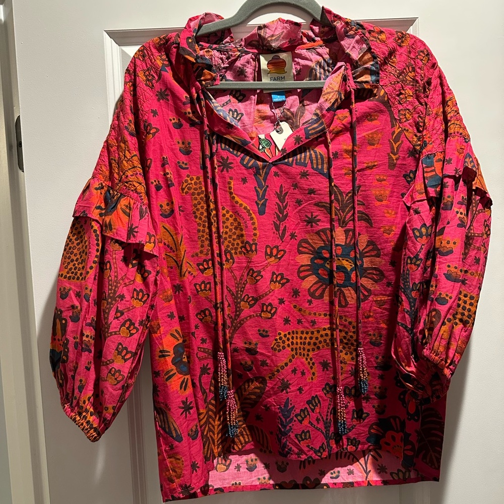 FARM Rio x Anthropologie Top